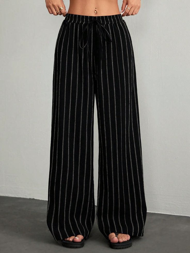 Striped Linen Pants 2026
