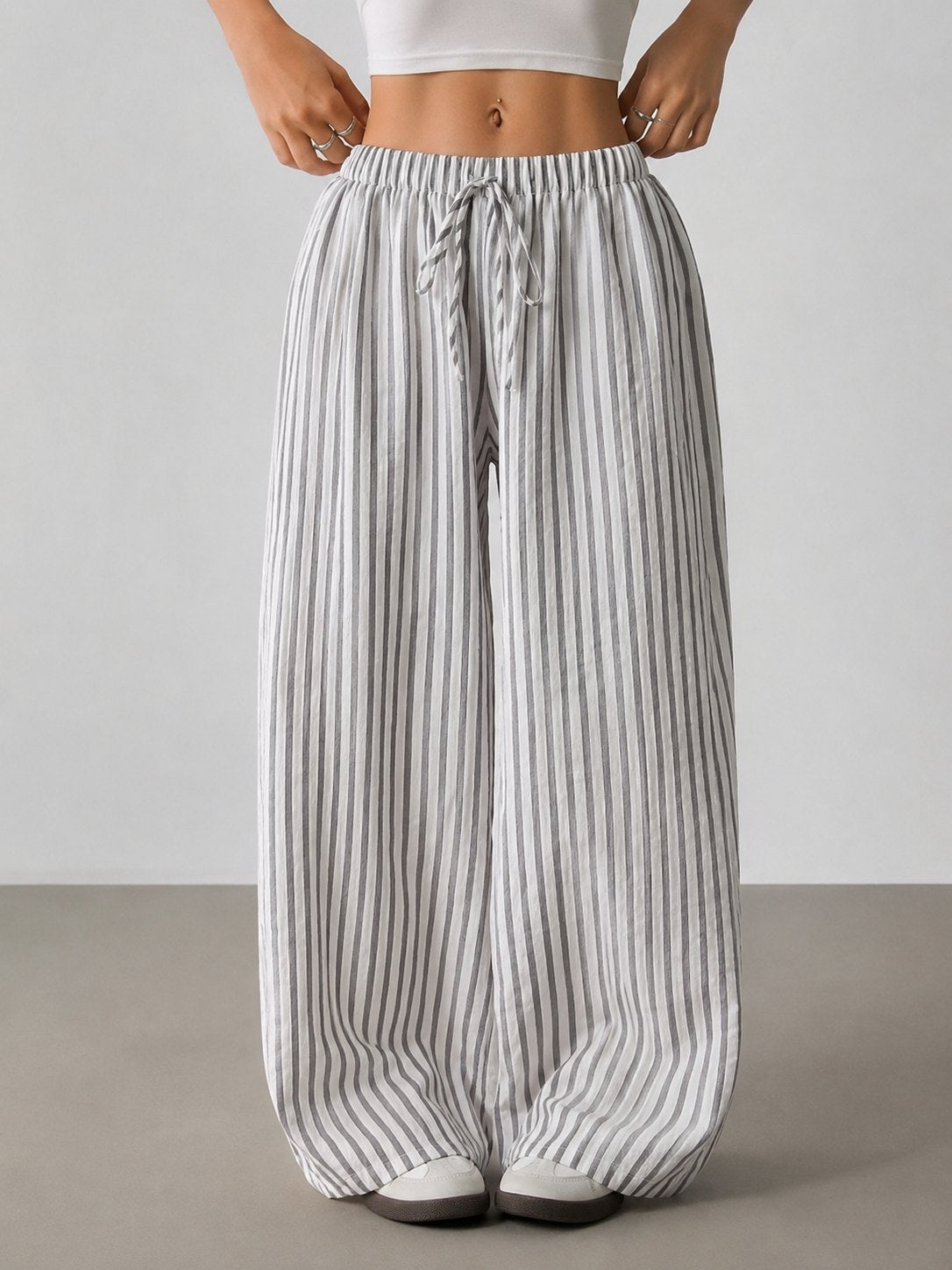 Striped Linen Pants 2026
